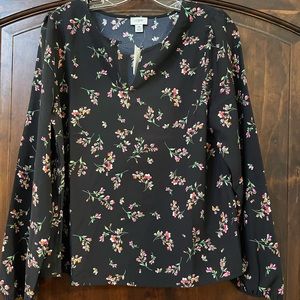 Brand new, never worn J Crew Factory floral silk top